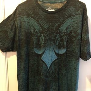 Helix Men’s t-shirt Blue and Black